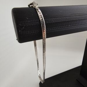 7" Italian Sterling Silver Bracelet